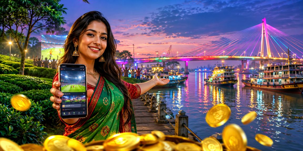 বরিশালের চা বাগানে স্পোর্টস বেটিং উপভোগ করছেন একজন ব্যবহারকারী