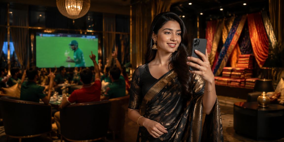 রাজশাহীতে ভিআইপি ক্রিকেট বেটিং উপভোগ করছেন একজন বাংলাদেশি মডেল